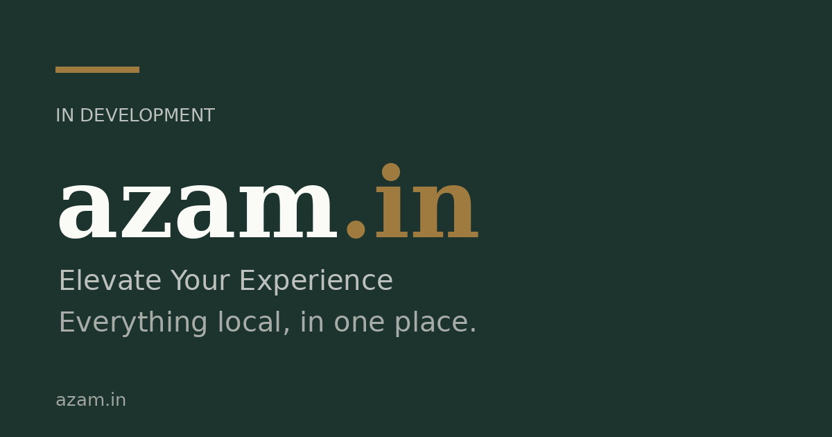 Link preview image for azam.in